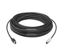 Logitech GROUP 15m Extender Cable cavo PS/2 6-p Mini-DIN Nero