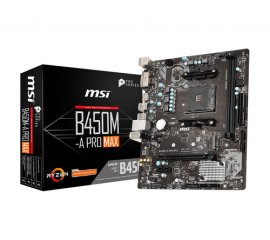 MSI B450M-A PRO MAX scheda madre AMD B450 Socket AM4 micro ATX