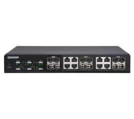 QNAP QSW-1208-8C switch di rete Non gestito Nero
