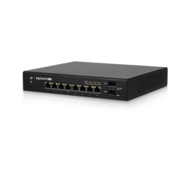 Ubiquiti EdgeSwitch 8 150W Gestito L2/L3 Gigabit Ethernet (10/100/1000) Supporto Power over Ethernet (PoE) Nero