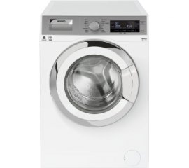Smeg WHT814LSES lavatrice Caricamento frontale 8 kg 1400 Giri/min Argento, Bianco