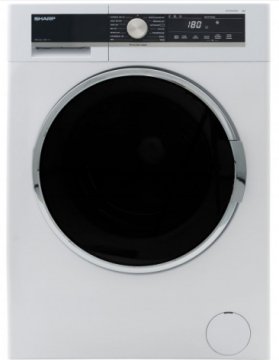 Sharp Home Appliances GFH8144W3-ES lavatrice Caricamento frontale 8 kg 1400 Giri/min Bianco
