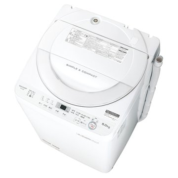 Sharp Home Appliances ES-GE6B lavatrice Caricamento dall'alto 6 kg Bianco