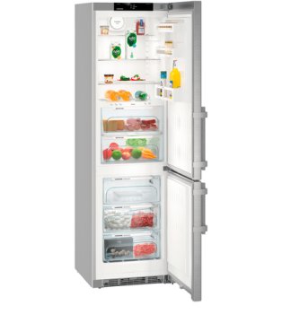 Liebherr CBNef 4835-20 frigorifero con congelatore Libera installazione 343 L D Stainless steel