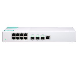 QNAP QSW-308-1C switch di rete Non gestito Gigabit Ethernet (10/100/1000) Bianco