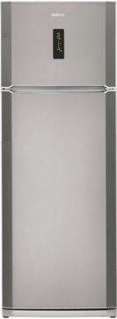 Beko DN150221X frigorifero con congelatore Libera installazione 440 L Stainless steel