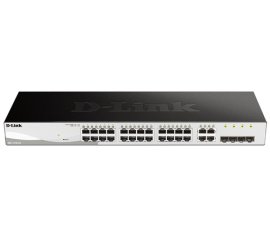 D-Link DGS-1210-24 switch di rete Gestito L2 Gigabit Ethernet (10/100/1000) 1U Nero