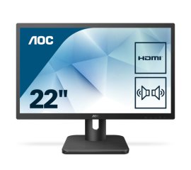 AOC E1 22E1D Monitor PC 54,6 cm (21.5") 1920 x 1080 Pixel Full HD LED Nero