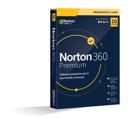 NortonLifeLock Norton 360 Premium 2020 Sicurezza antivirus Full 10 licenza/e 1 anno/i