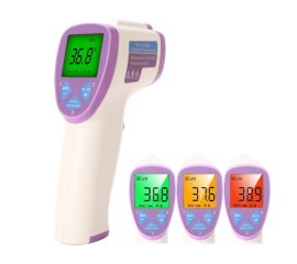 Arya Health Care YI-400 termometro digitale per corpo Termometro a rilevamento remoto Blu, Viola, Bianco Universale Pulsanti