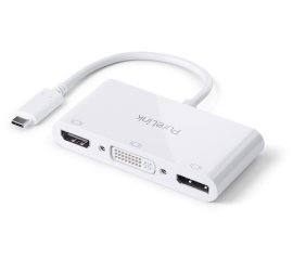 PureLink IS250 hub di interfaccia USB 3.2 Gen 1 (3.1 Gen 1) Type-C Bianco