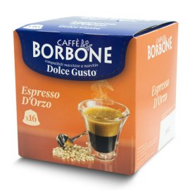 Caffè Borbone Capsule per Dolcegusto Espresso D'Orzo Capsule caffè 16 pz e' tornato disponibile su Radionovelli.it!