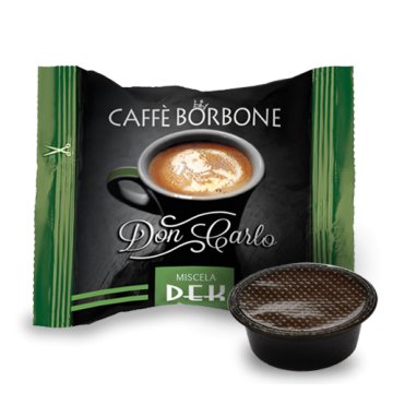 Caffè Borbone Capsule per Lavazza a modo mio caffè Don Carlo Miscela Verde Dek 10 pz