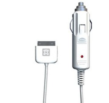 XtremeMac Car Charger for iPod - Bianco