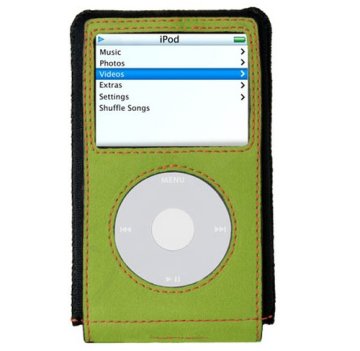 XtremeMac MicroGlove for iPod video - Nero/Green