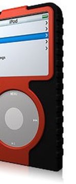 XtremeMac TuffWrap Accent for iPod 60GB - Nero/Red