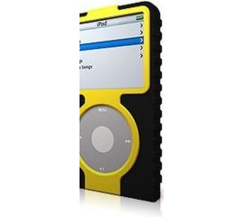XtremeMac TuffWrap Accent for iPod 60GB - Black/Yellow