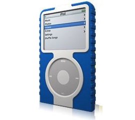 XtremeMac TuffWrap Accent for iPod 30GB - Blue/White