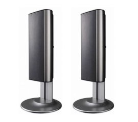Denon Premium Table Top/Shelf Speaker Stands Argento