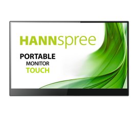 Hannspree HT161CGB Monitor PC 39,6 cm (15.6") 1920 x 1080 Pixel Full HD LED Touch screen Nero, Argento