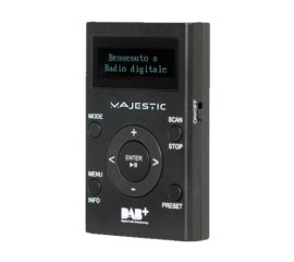 New Majestic RT-294 MP3 DAB radio Portatile Analogico Nero