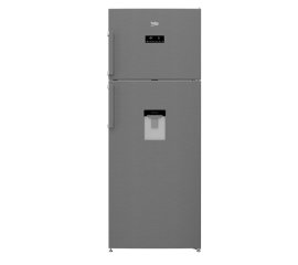 Beko RDNE455E32DZX frigorifero con congelatore Libera installazione 402 L Stainless steel