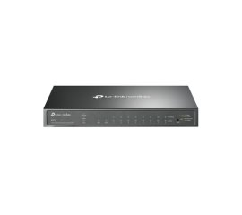 TP-Link Omada SG2210P switch di rete Gestito L2/L2+ Gigabit Ethernet (10/100/1000) Supporto Power over Ethernet (PoE) Nero