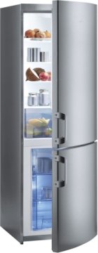 Gorenje NRK60328DE frigorifero con congelatore Libera installazione Argento