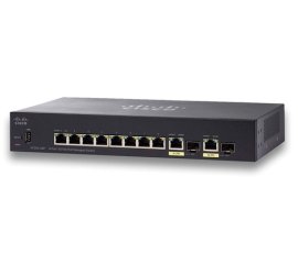 Cisco Small Business SF352-08P Gestito L2/L3 Fast Ethernet (10/100) Supporto Power over Ethernet (PoE) 1U Nero