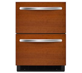 KitchenAid KDDO24RVX frigorifero con congelatore Libera installazione 67,9 L Marrone
