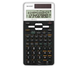 Sharp EL506TSBWH calcolatrice Tasca Calcolatrice scientifica Nero, Bianco