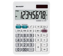 Sharp EL-310W calcolatrice Desktop Calcolatrice finanziaria Bianco