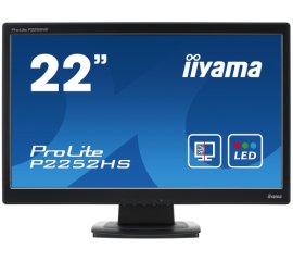 iiyama ProLite P2252HS-B1 Monitor PC 54,6 cm (21.5") 1920 x 1080 Pixel Full HD LED Nero