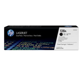 HP Confezione da 2 cartucce originali di Toner nero LaserJet 128A
