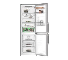 Grundig GKNE268E40FXN frigorifero con congelatore Libera installazione 324 L E Stainless steel