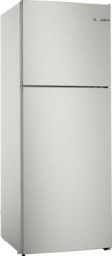 Bosch Serie 4 KDN55N1F0N frigorifero con congelatore Libera installazione 453 L Metallico