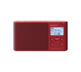 Sony XDR-S41D Radio Portatile Digitale Rosso