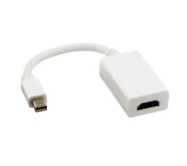 Lindy 41014 cavo e adattatore video 0,2 m Mini DisplayPort HDMI tipo A (Standard) Bianco
