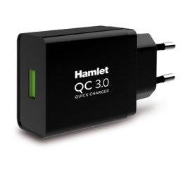 Hamlet XPWCU118QC Caricabatterie per dispositivi mobili Nero Interno