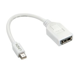 Lindy 41021 cavo DisplayPort 0,15 m Mini DisplayPort Bianco
