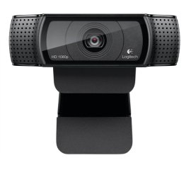 Logitech C920 HD Pro Webcam, Videochiamata Full HD 1080p/30fps, Audio Stereo ‎Chiaro, ‎Correzione Luce HD, Funziona con Skype, Zoom, FaceTime, Hangouts, ‎‎PC/Mac/Laptop/Tablet/Chromebook - Nero