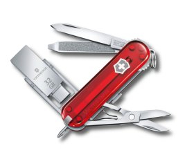 Victorinox 4.6235.TG32B1 coltello da tasca Coltello multiuso Rosso, Trasparente