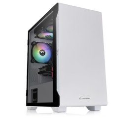 Thermaltake S100 Tempered Glass Snow Edition Micro Tower Bianco