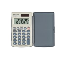 Sharp EL-243E calcolatrice Tasca Calcolatrice di base Grigio, Bianco