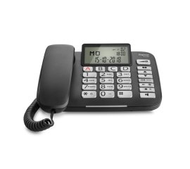 Gigaset DL580 telefono Telefono analogico Identificatore di chiamata Nero
