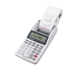 Sharp EL-1611V calcolatrice Desktop Calcolatrice finanziaria Grigio, Bianco