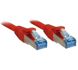 Lindy 20m Cat.6A S/FTP cavo di rete Rosso Cat6a S/FTP (S-STP)
