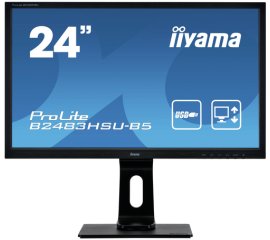iiyama ProLite B2483HSU-B5 Monitor PC 61 cm (24") 1920 x 1080 Pixel Full HD LED Nero