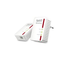 FRITZ!Powerline 510E Set International 500 Mbit/s Collegamento ethernet LAN Bianco 2 pz