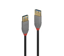 Lindy 36760 cavo USB 0,5 m USB 3.2 Gen 1 (3.1 Gen 1) USB A Nero